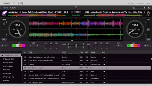 Transitions DJ for Chromebook screenshot 0