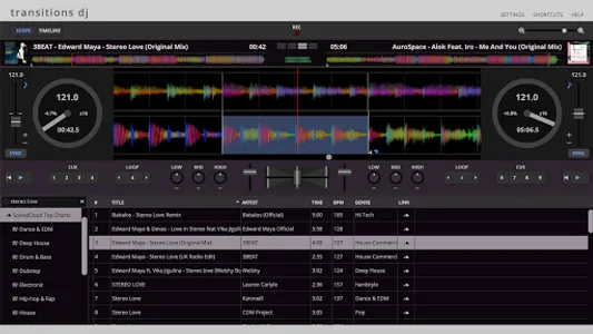 Transitions DJ for Chromebook screenshot 1