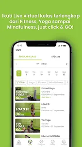 Active Barn Go: Yoga & Fitness screenshot 1