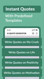 AI Quotes Generator, Writer screenshot 2