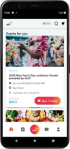 Aliv events screenshot 2