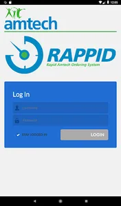 Amtech Rappid Ordering screenshot 0
