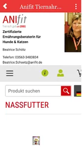 Anifit Ernährungsberater-Shop screenshot 1