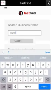 FastFind screenshot 1