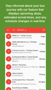 Bus Times : London - TfL screenshot 2