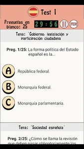 Examen nacionalidad española screenshot 17