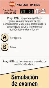 Examen nacionalidad española screenshot 6