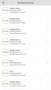 Clean Application Inc. Deliver screenshot 2
