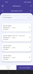 Online Daily Attendance Sheet screenshot 5