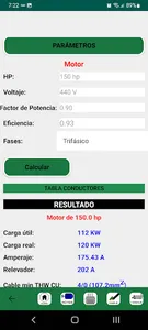 Cálculos Eléctricos Nom screenshot 1
