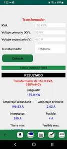 Cálculos Eléctricos Nom screenshot 2