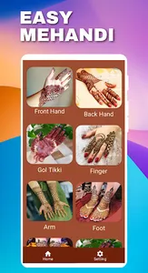 Easy Mehandi Designआसान मेहंदी screenshot 0