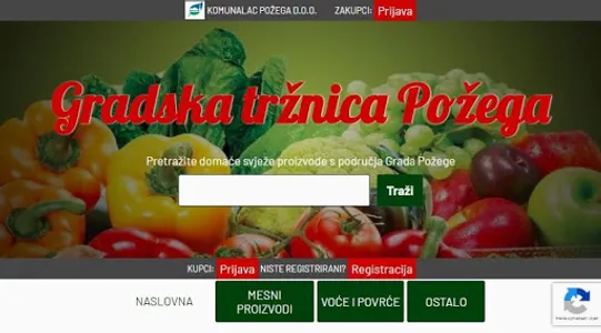 Gradska tržnica Požega screenshot 2