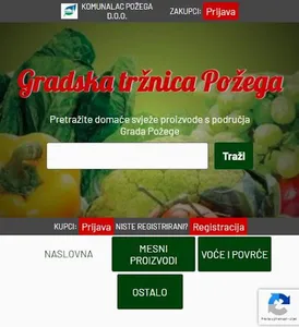 Gradska tržnica Požega screenshot 3