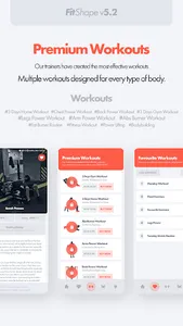 FitShape Workouts screenshot 1