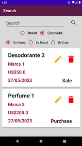 Perfumery Manager screenshot 2