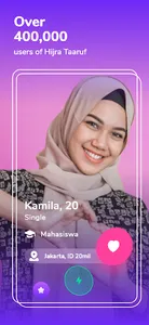 Hijra Taaruf : Muslim Dating screenshot 1