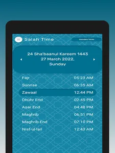 Hijri Salah App (Fatimid) screenshot 12