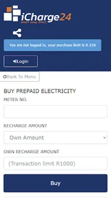 iCharge24 Prepaid screenshot 1