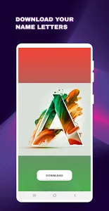 Indian Flag 3d Name -A to Z DP screenshot 2