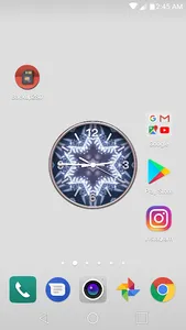 Kaleidoscope Clock Live Wallpa screenshot 1