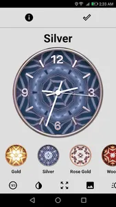 Kaleidoscope Clock Live Wallpa screenshot 4