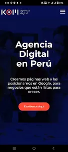 Diseño de Páginas Web en Lima screenshot 1