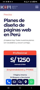 Diseño de Páginas Web en Lima screenshot 4