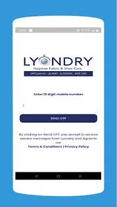 Lyondry App - Laundry Services screenshot 1