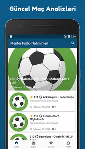 Mentor Futbol Bets Prediction screenshot 4