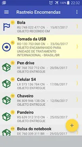 Rastreio de Encomendas - Fácil screenshot 1