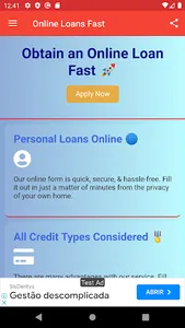 No Credit Check Loan App screenshot 1