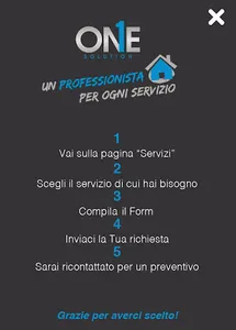 One1Solution Assistenza Casa screenshot 1