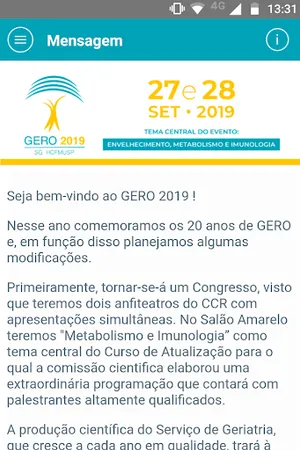 I CONG. GERIATRIA DO HCFMUSP screenshot 2