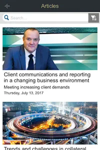 Journal app SimCorp screenshot 1