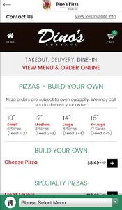 Dino's Pizza Burbank screenshot 1