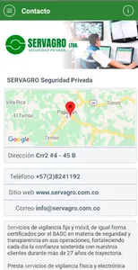 Servagro Seguridad Privada screenshot 3