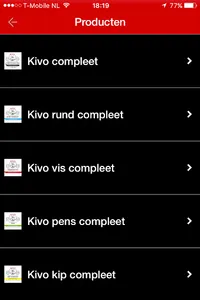 kivo bezorgdienst screenshot 2