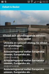 Sveriges Riksdag Idag screenshot 1