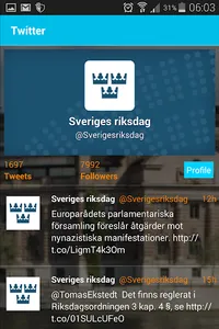Sveriges Riksdag Idag screenshot 2