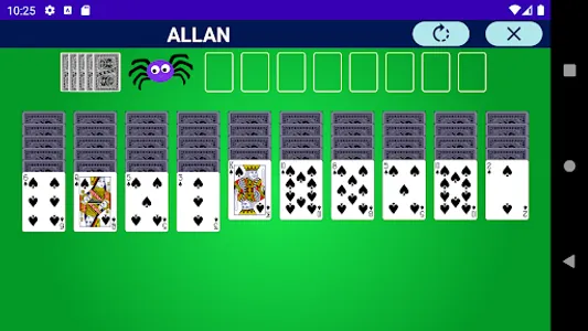 Paciência Spider screenshot 3