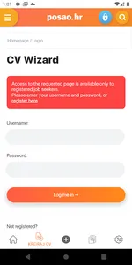 Posao.hr screenshot 1