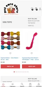 Pet Care Store Europe screenshot 2