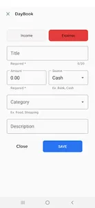 Day Book : Day to Day Savings screenshot 2