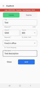 Day Book : Day to Day Savings screenshot 3