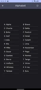 Nato Phonetic Alphabet screenshot 3