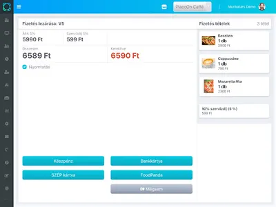 PlaccOn Éttermi rendszer screenshot 11