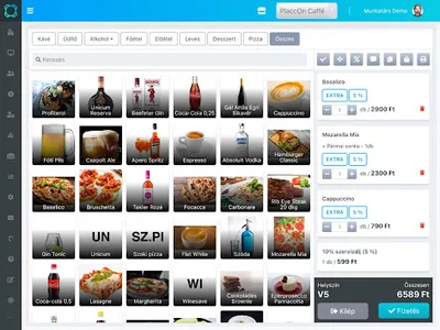 PlaccOn Éttermi rendszer screenshot 9