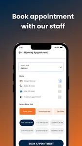 PMU eAppointment screenshot 23