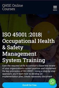 QHSE Online Courses screenshot 6